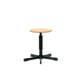 Hocker, höhenverstellbar 42-55 cm, feststehend, mit Gasfeder, 